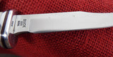 Buck 0102 102 Woodsman 2012 Smooth Bone Handle Knife Distressed Leather Sheath Lot#102-40