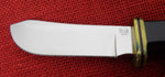 Buck 0103 103 Skinner Brass Guard/Pommel Black Handle Highly Polished lot#103-46