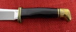 Buck 0103 103 Skinner Brass Guard/Pommel Black Handle Highly Polished lot#103-46