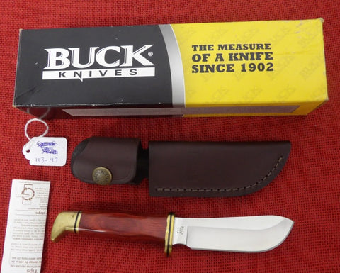 Buck 0103SCS 103 Skinner 2008 Hunting Knife Cocobolo Cherrywood ? USA Lot#103-47