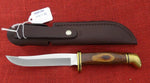 Buck 0105BRS 105 Pathfinder Cocobolo w/ Brass Fixed Blade Knife 1996 USA Lot#105-39