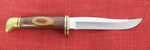 Buck 0105BRS 105 Pathfinder Cocobolo w/ Brass Fixed Blade Knife 1996 USA Lot#105-39