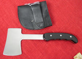 Buck 0106 106 Hatchet Axe Knife 2 Line Stamp 1971 USA Black Micarta UNUSED Lot#106-13