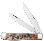 Case 10846 Trapper Knife Color Infusion Handle "Making A Case For America" 4254 SS