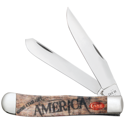 Case 10846 Trapper Knife Color Infusion Handle "Making A Case For America" 4254 SS