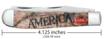 Case 10846 Trapper Knife Color Infusion Handle "Making A Case For America" 4254 SS