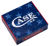 Case 10863 Medium Stockman Knife Blue Synthetic Grooved w/ Cigar Box 4318 SS