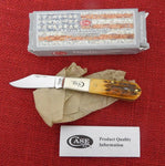 Case 10981 Barlow Single Blade Knife 2019 Orange Autumn Bone 61009 1/2 SS USA Made