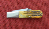 Case 10981 Barlow Single Blade Knife 2019 Orange Autumn Bone 61009 1/2 SS USA Made