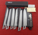 Kershaw 1099 Super Deluxe Blade Trader Japan Wooden Handle 6 Blades
