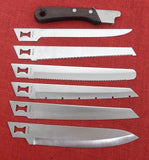 Kershaw 1099 Super Deluxe Blade Trader Japan Wooden Handle 6 Blades