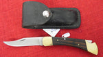 Buck 0110 110 Folding Hunter Knife Lockback USA Made Early 1970's 2 Pin Lot#110-217