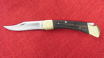 Buck 0110 110 Folding Hunter Knife Lockback USA Made Early 1970's 2 Pin Lot#110-106