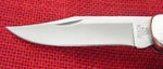 Buck 0110 110 Green Bone Nickel Silver Bolsters Folding Hunter Knife USA 2008 SN#113 Lot#110-120