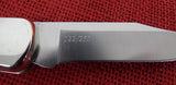 Buck 0110 110 Green Bone Nickel Silver Bolsters Folding Hunter Knife USA 2008 SN#122 Lot#110-122