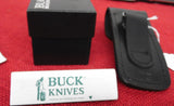 Buck 0110-MS 110 Folding Hunter Master Series BG42 Blade Emerald Green Wood 1998 USA Lot#110-146