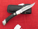 Buck 0110-MS 110 Folding Hunter Master Series BG42 Blade Emerald Green Wood 1998 USA Lot#110-146