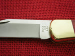 Buck 0110 110RB Red Bone Folding Hunter Knife Lockback USA Made 1990 Lot#110-152