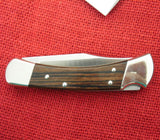 Buck 0110 110-NX  Folding Hunter Knife Nickel Silver Partially Serrated USA Made 1997 Lot#110-164