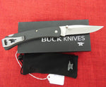Buck 0110BKS4 110 Folding Hunter Slim Pro 1st Version Riveted Together Black G10 S30V Knife USA