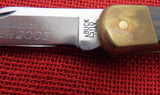 Buck 0110BRS 110 Folding Hunter Knife 1st Prod Idaho 2005 Engraved 110-277