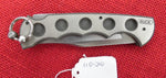 Buck 0186 186 Titanium Knife Take-a-part 110 Size w/ Clip USA 1987 Pat Pend Lot#110-210