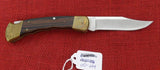 Buck 0110FG 110 Folding Hunter Knife Finger Grooved 1995 Purina 110-224