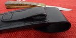 Buck 0110RESLE 110 Folding Hunter Knife Boone & Crockett Redwood Burl Lot#110-231