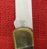 Buck 0110RESLE 110 Folding Hunter Knife Boone & Crockett Redwood Burl Lot#110-231