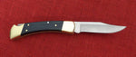 Buck 0110BLS 110 Folding Hunter Knife Indigo Wood 2007 USA UNUSED Lot#110-238