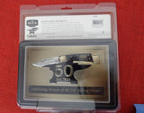 Buck 0110BRS 110 50th Anniversary Folding Hunter 2014 Knife USA 110-271