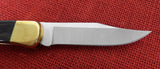 Buck 0110BRS 110 50th Anniversary Folding Hunter Knife USA Made 2014 Leather Sheath Lot#110-b