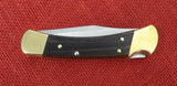 Buck 0110BRS 110 50th Anniversary Folding Hunter Knife USA Made 2014 Leather Sheath Lot#110-b