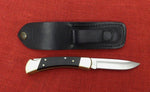 Buck 0110 110 Folding Hunter Knife BOS 5160 Carbon Drop Point G10 Handle USA Lot#110-236