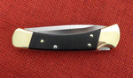 Buck 0110 110 Folding Hunter Knife BOS 5160 Carbon Drop Point G10 Handle USA Lot#110-236
