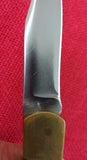 Buck 0110 110 Folding Hunter Knife 2 Line USA 3rd Version Variation 1968-1970 Integrated Spring Holder Lot#110-58