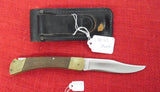 Buck 0110 110 Folding Hunter Knife 2 Line USA 3rd Version Variation 1968-1970 Integrated Spring Holder Lot#110-58