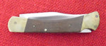 Buck 0110 110 Folding Hunter Knife 2 Line USA 3rd Version Variation 1968-1970 Integrated Spring Holder Lot#110-58