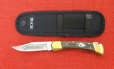 Buck 0110BRSSM 110 Folding Hunter Knife 5th Anniv Idaho 2009 Engraved 110-278