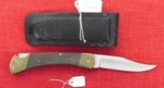 Buck 0110 110 Folding Hunter Knife 2 Line USA Brass Rocker Pin 4th Version 1970-1972 Lot#110-65