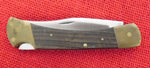 Buck 0110 110 Folding Hunter Knife 2 Line USA Brass Rocker Pin 4th Version 1970-1972 Lot#110-65