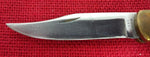 Buck 0110 110 Folding Hunter Knife 2 Line USA 3rd Version Variation 1968-1970 Integrated Spring Holder Lot#110-58