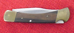 Buck 0110 110 Folding Hunter Knife 2 Line USA 4th Version 1970-1972 Stainless Rocker Pin Lot#110-70