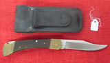 Buck 0110 110 Folding Hunter Knife Lockback USA Made Early 1970's 2 Pin in Box Lot#110-75