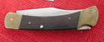 Buck 0110 110 Folding Hunter Knife Lockback USA Made Early 1970's 2 Pin in Box Lot#110-75