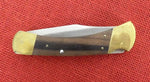 Buck 0110 110 Folding Hunter Knife Factory Edge Very Nice USA 1974-1980 2 Dot Lot#110-85