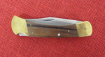 Buck 0110 110 Folding Hunter Knife Factory Edge Very Nice USA 1974-1980 2 Dot Lot#110-85