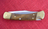 Buck 0110 110 Folding Hunter Limited Edition Gold Etch Move from El Cajon CA 1947 to Post Falls ID 2005 Lot#110-195