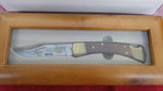 Buck 0110 110 Folding Hunter Limited Edition Gold Etch Move from El Cajon CA 1947 to Post Falls ID 2005