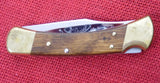 Buck 0110 110 Folding Hunter Knife Limited Edition #6 Willey Knives USA 2003 Oak Handle